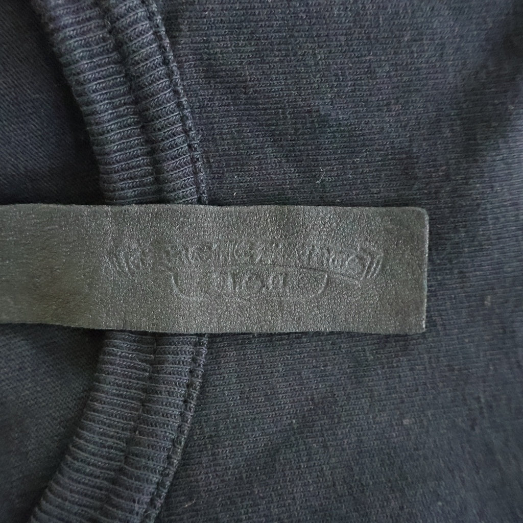 CHROME HEARTS(クロムハーツ) Y NOT Vertical Logo L/S Tee ワイノット ヴァーティカルロゴ クルーネック長袖Tシャツ ブラック