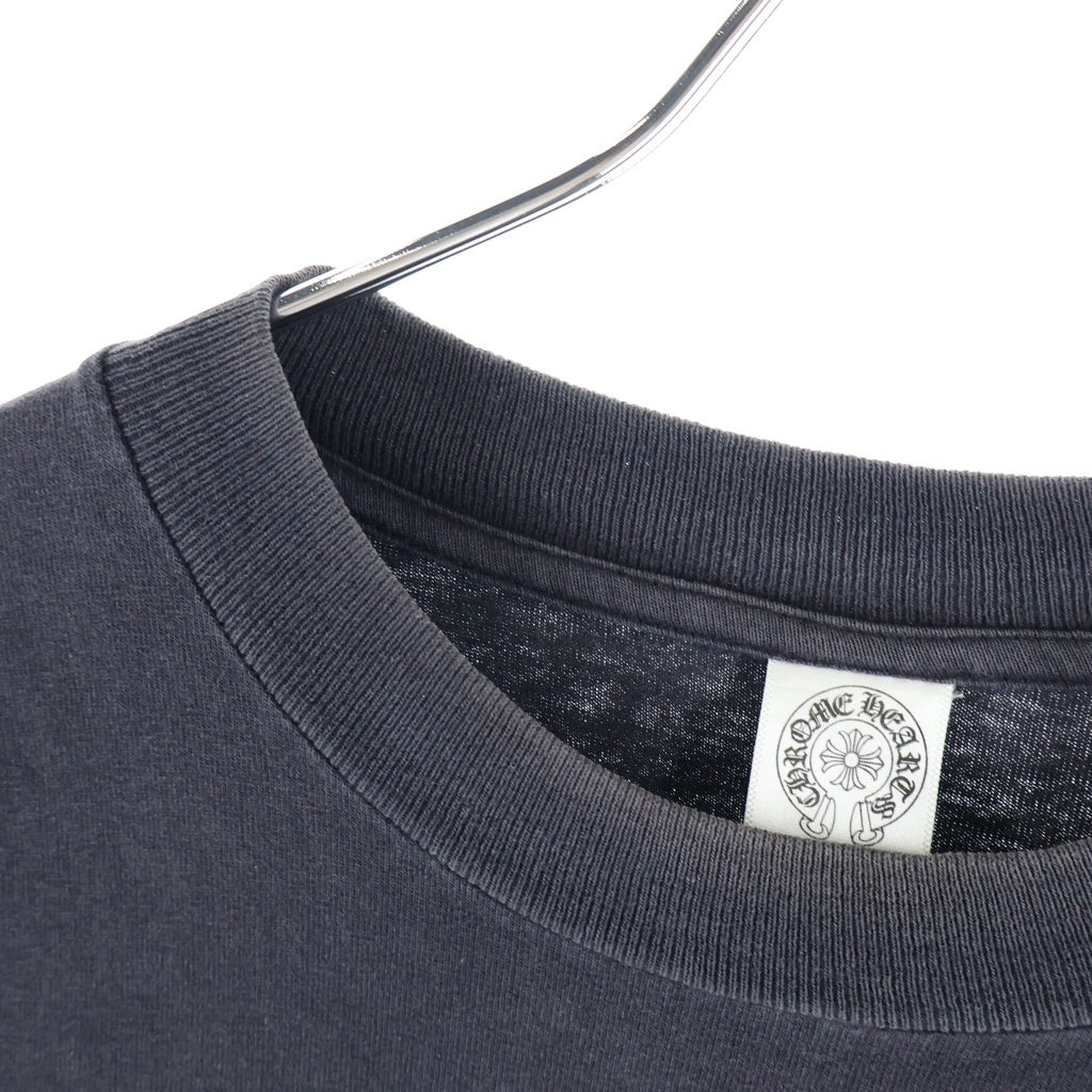 CHROME HEARTS(クロムハーツ) OLD CH PLS S/S TEE オールド CHプラス ホースシュープリント半袖Tシャツ ブラック