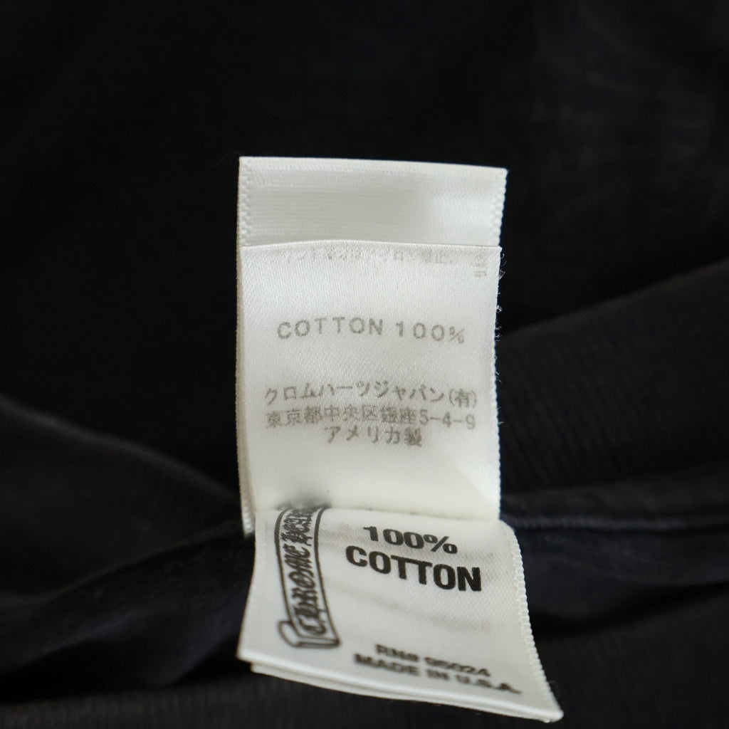 CHROME HEARTS(クロムハーツ) OLD CH PLS S/S TEE オールド CHプラス ホースシュープリント半袖Tシャツ ブラック