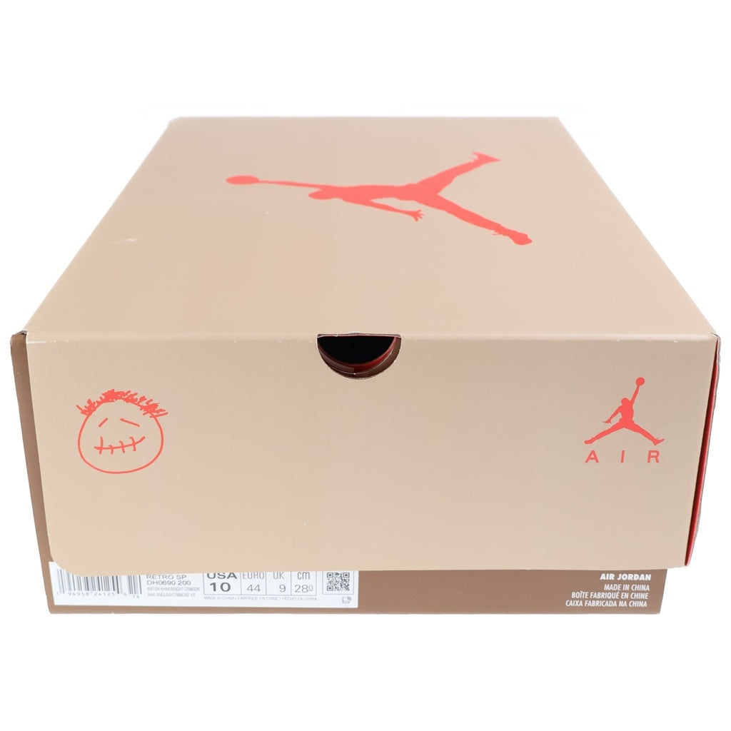 NIKE(ナイキ) × TRAVIS SCOTT AIR JORDAN6 RETRO SP トラヴィススコット エアジョーダン6 ハイカットスニーカー US10/28.0cm ブラウン DH0690-200