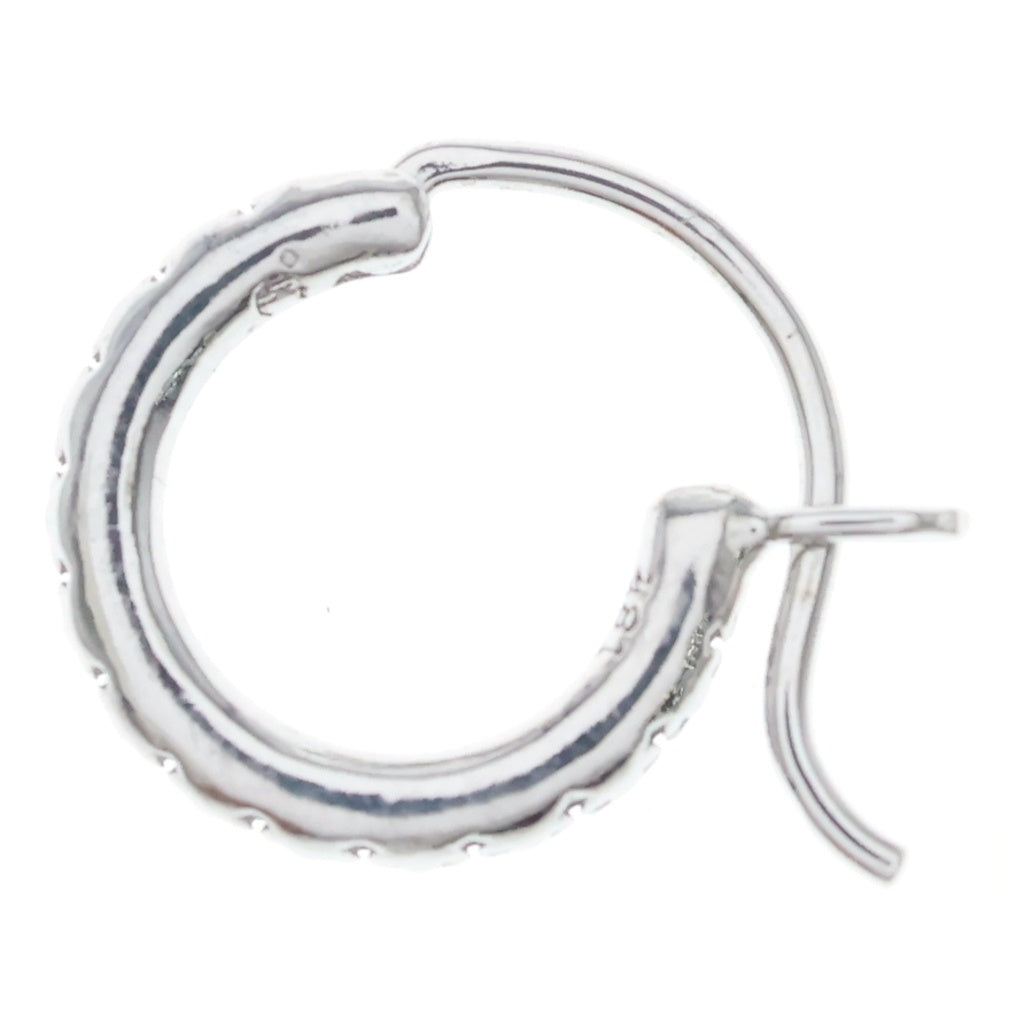 CHROME HEARTS(クロムハーツ) 18KWG HOOP SML TFL フープピアス ホワイトゴールド