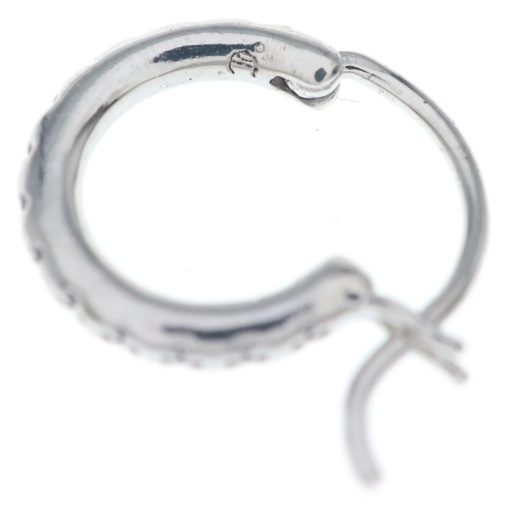 CHROME HEARTS(クロムハーツ) 18KWG HOOP SML TFL フープピアス ホワイトゴールド