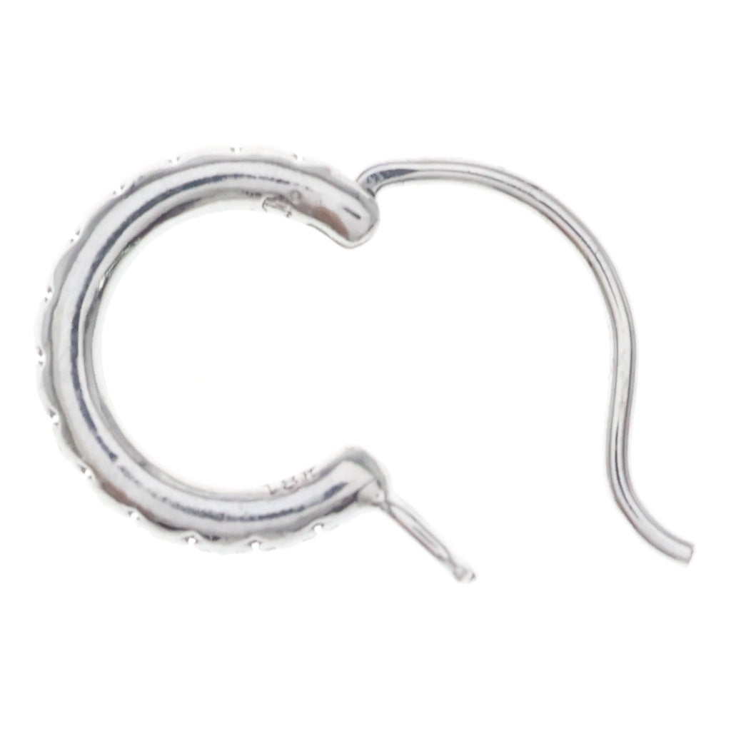 CHROME HEARTS(クロムハーツ) 18KWG HOOP SML TFL フープピアス ホワイトゴールド