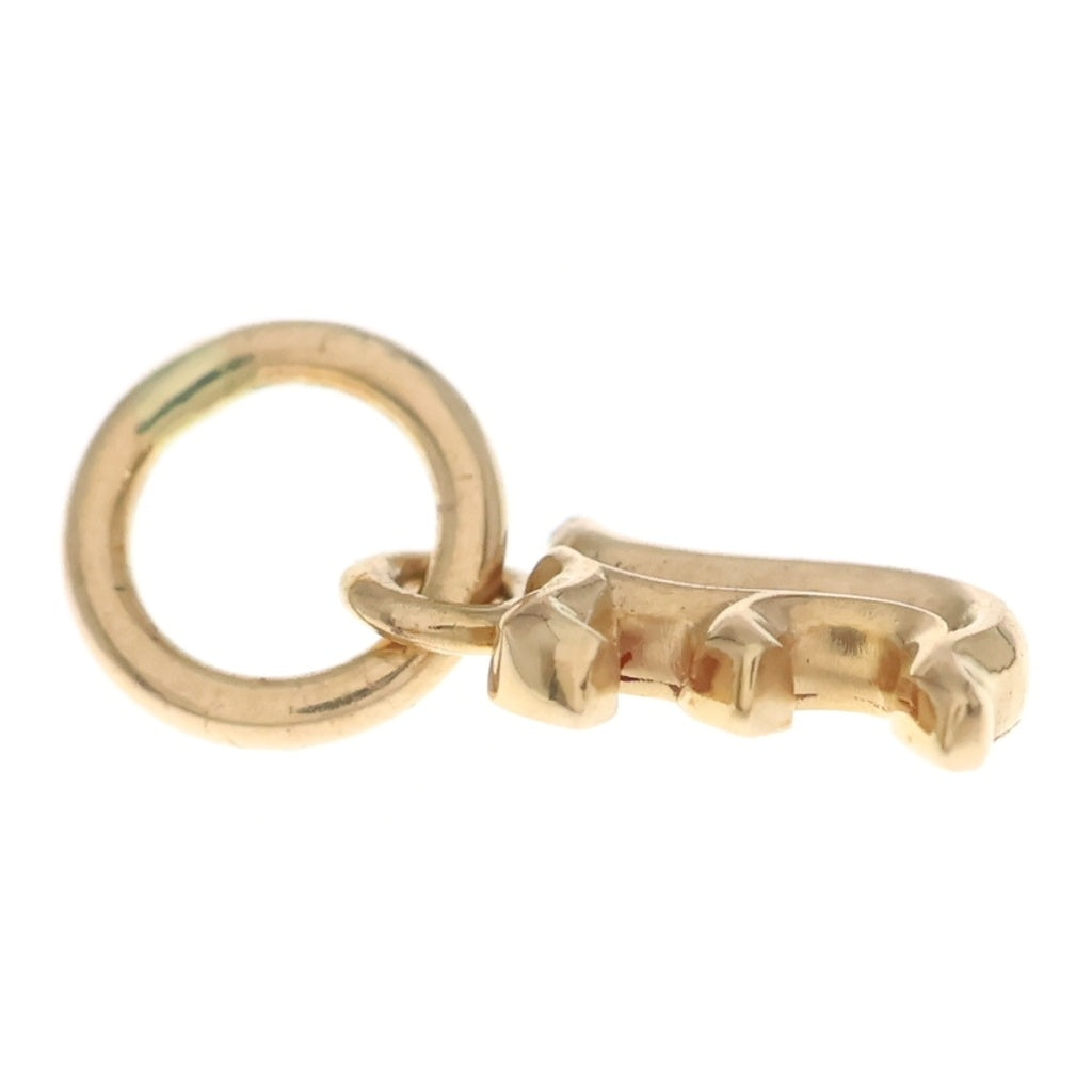 CHROME HEARTS(クロムハーツ) 22K STACK ALPHABET アルファベット スタックチャーム I イニシャルペンダントトップ ゴールド
