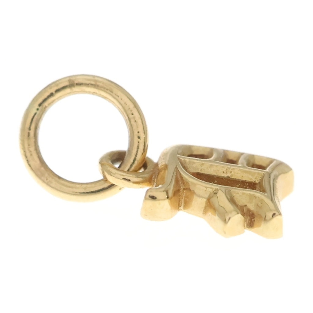 CHROME HEARTS(クロムハーツ) 22K STACK ALPHABET アルファベット スタックチャーム E イニシャルペンダントトップ ゴールド