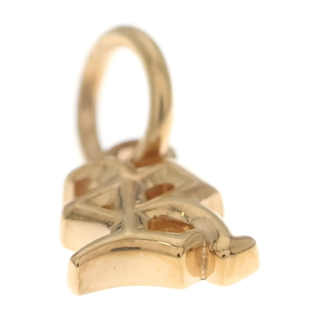 CHROME HEARTS(クロムハーツ) 22K STACK ALPHABET アルファベット スタックチャーム R イニシャルペンダントトップ ゴールド
