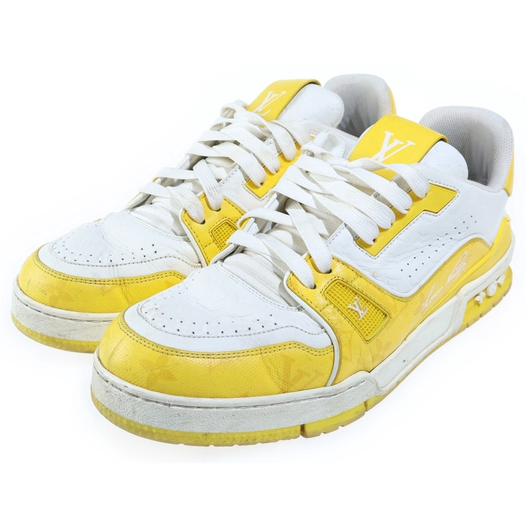 LOUIS VUITTON(ルイヴィトン) LV Trainer LVトレーナー ローカットスニーカー ホワイト/イエロー 8