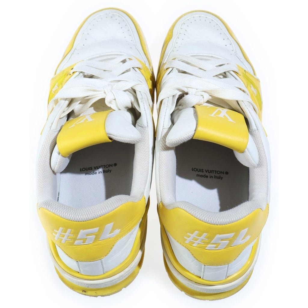 LOUIS VUITTON(ルイヴィトン) LV Trainer LVトレーナー ローカットスニーカー ホワイト/イエロー 8