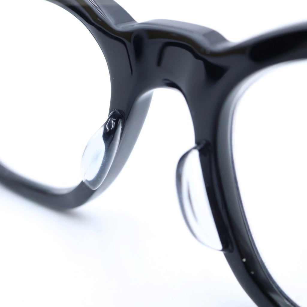 CHROME HEARTS(クロムハーツ) SMOKE SHOW スモークショー クリアフレーム CHプラス テンプル ウェリントン アイウェア サングラス 眼鏡 ブラック/シルバー