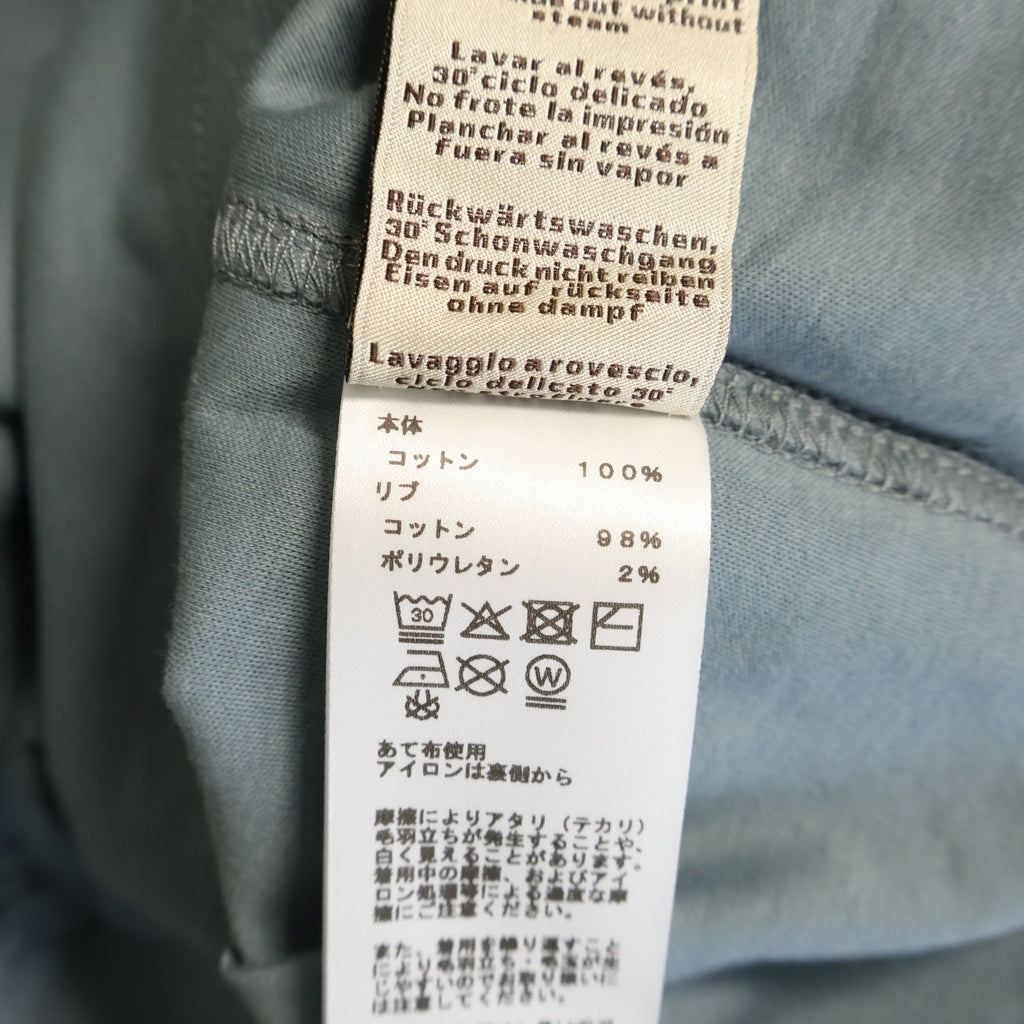 HERMES(エルメス) 25SS Fragments Equestres フラグメント・エクエストレス 半袖Tシャツ eucalyptus H557910HA グリーン
