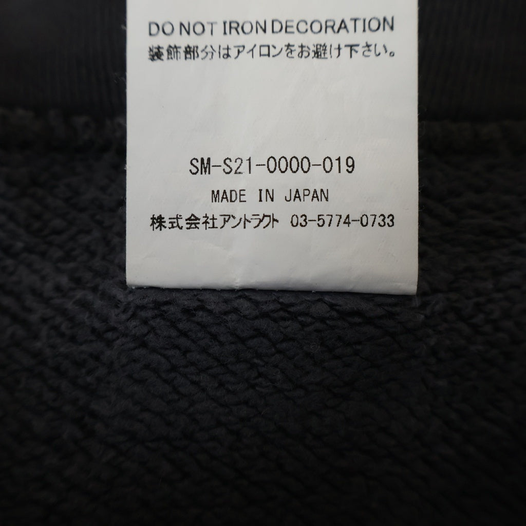 SAINT MICHAEL(セントマイケル) 21SS HOLY RELICS HOODIE ホーリーレリックス スウェットパーカー SM-S21-0000-019 グレー