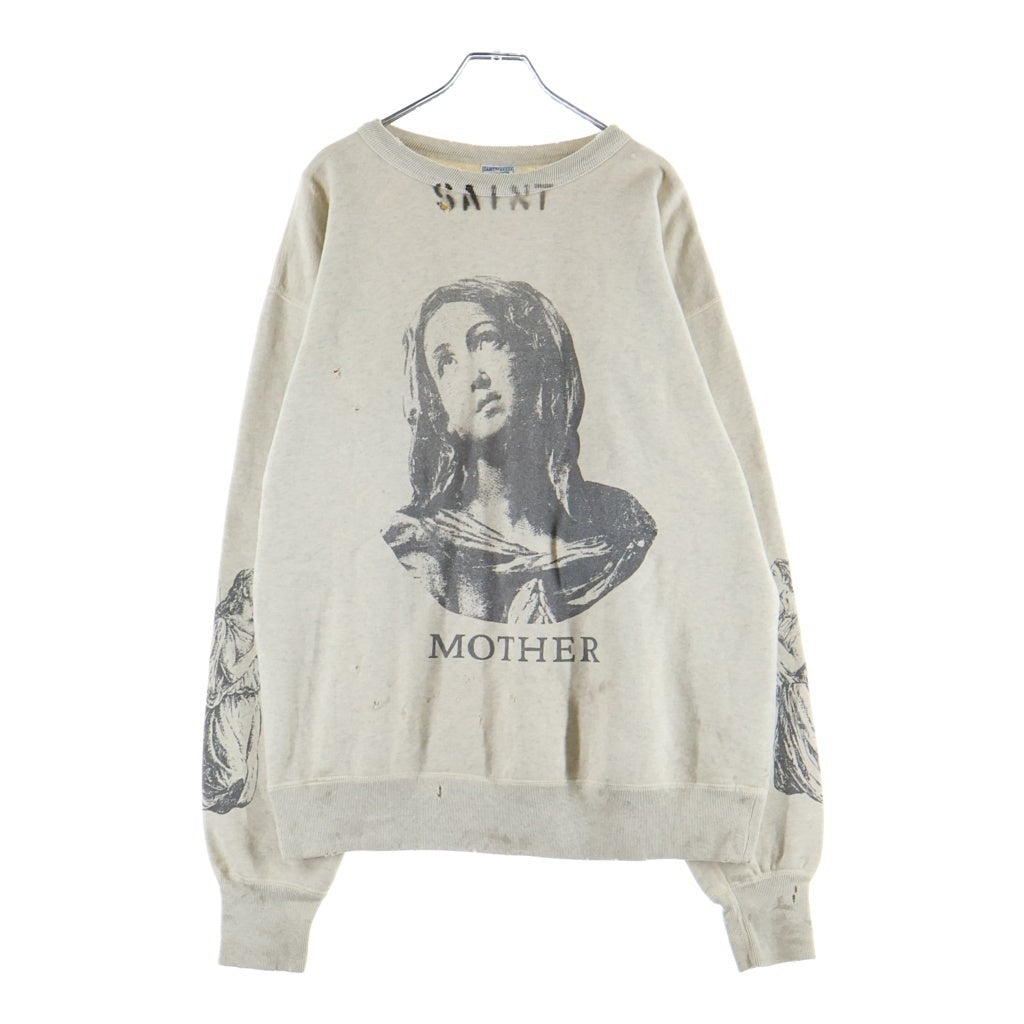SAINT MICHAEL(セントマイケル) 22AW CRW SWT MOTHER クルーネック プルオーバー スウェットトレーナー SM-A22-0000-017 グレー