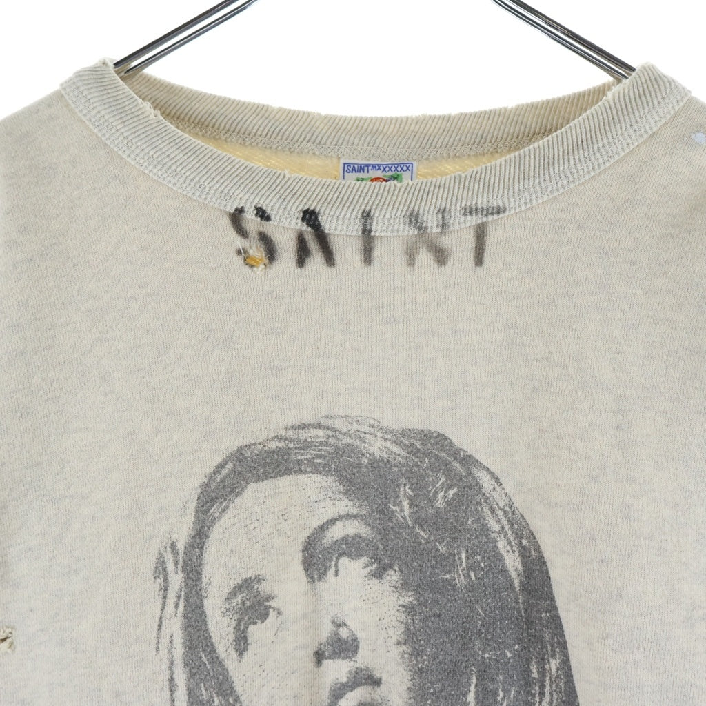 SAINT MICHAEL(セントマイケル) 22AW CRW SWT MOTHER クルーネック プルオーバー スウェットトレーナー SM-A22-0000-017 グレー