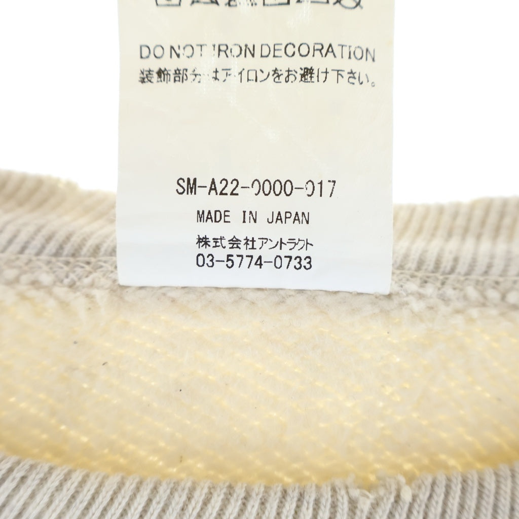SAINT MICHAEL(セントマイケル) 22AW CRW SWT MOTHER クルーネック プルオーバー スウェットトレーナー SM-A22-0000-017 グレー