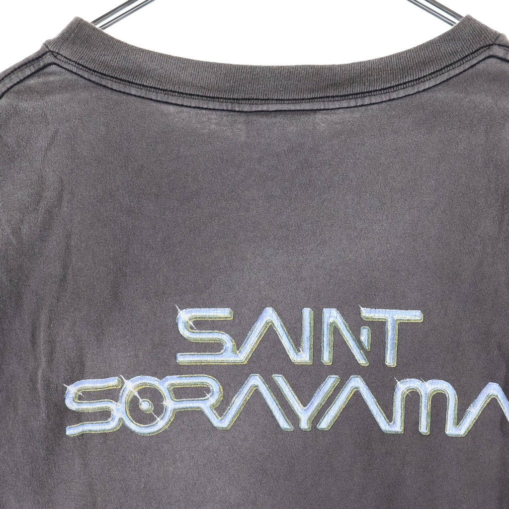 SAINT MICHAEL(セントマイケル) 22SS SORAYAMA TEE 半袖Tシャツカットソー SM-S22-0000-073 グレー