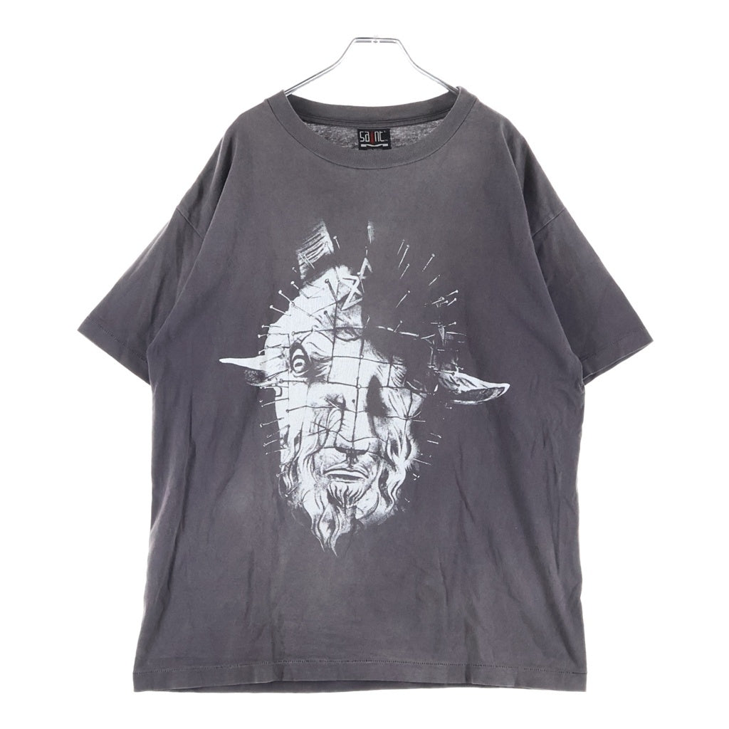 SAINT MICHAEL(セントマイケル) 22SS GO TO HELL TEE ゴートゥーヘル 半袖Tシャツカットソー SM-S22-0000-020 グレー