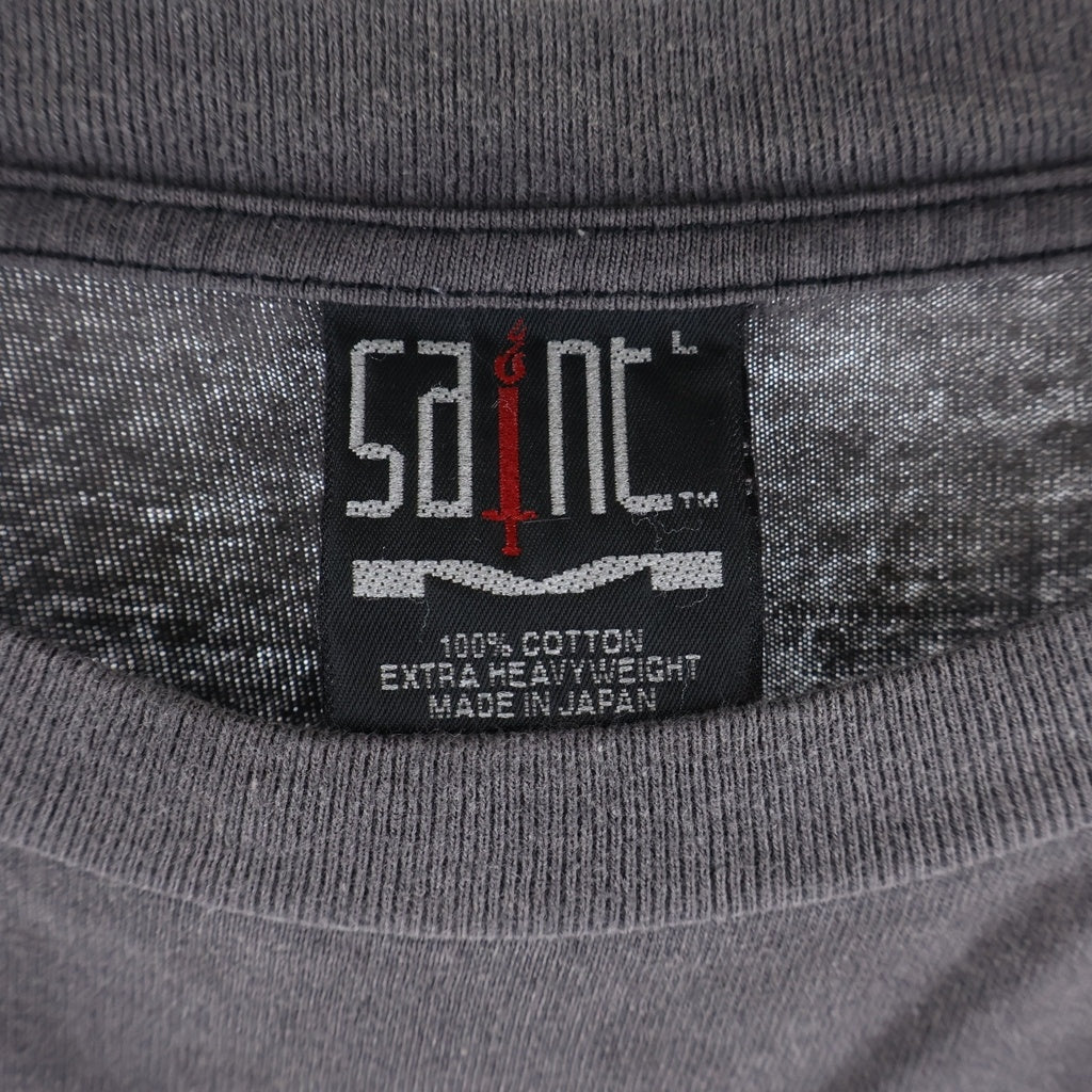 SAINT MICHAEL(セントマイケル) 22SS GO TO HELL TEE ゴートゥーヘル 半袖Tシャツカットソー SM-S22-0000-020 グレー