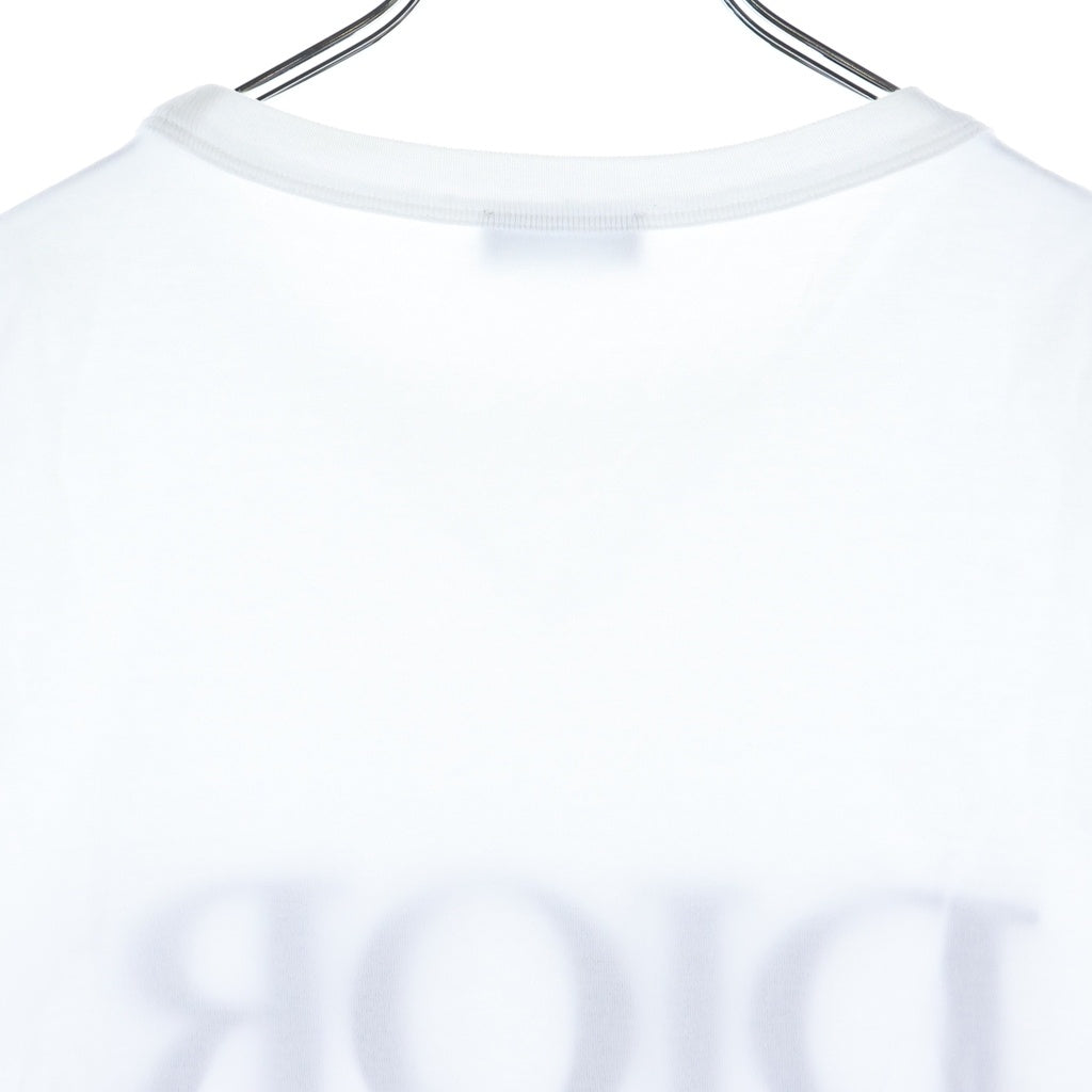 DIOR(ディオール) 21SS LOGO TEE ロゴ刺繍 クルーネック 半袖Tシャツカットソー 183J685A0677 ホワイト