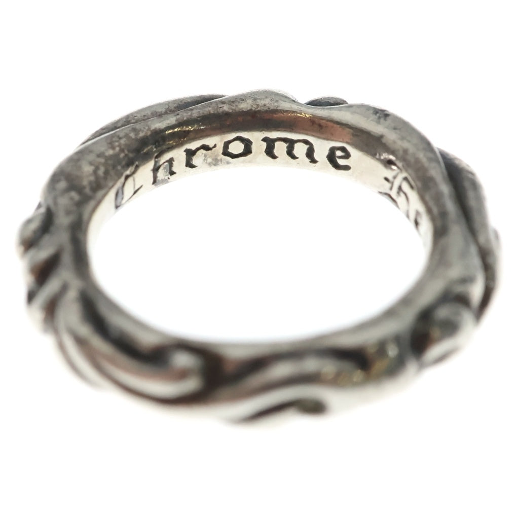CHROME HEARTS(クロムハーツ) SCRL BAND スクロールバンド リング シルバー BCA351