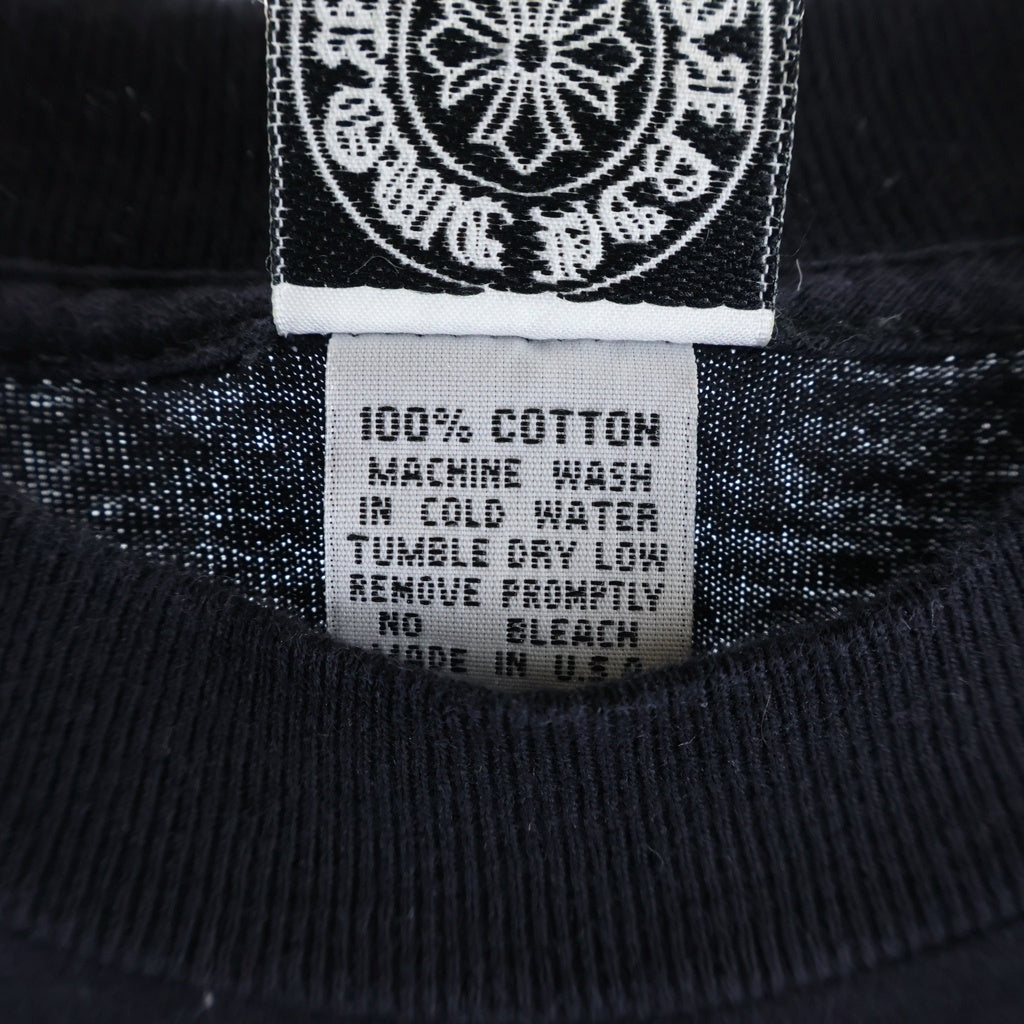 CHROME HEARTS(クロムハーツ) OLD オールド バックセメタリークロスプリント 半袖Tシャツカットソー ブラック
