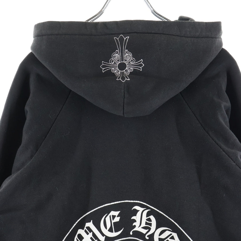 CHROME HEARTS(クロムハーツ) OLD CAMBER オールド キャンバー CHクロス バックホースシュー 裏地サーマルプルオーバーフーディー パーカー ブラック