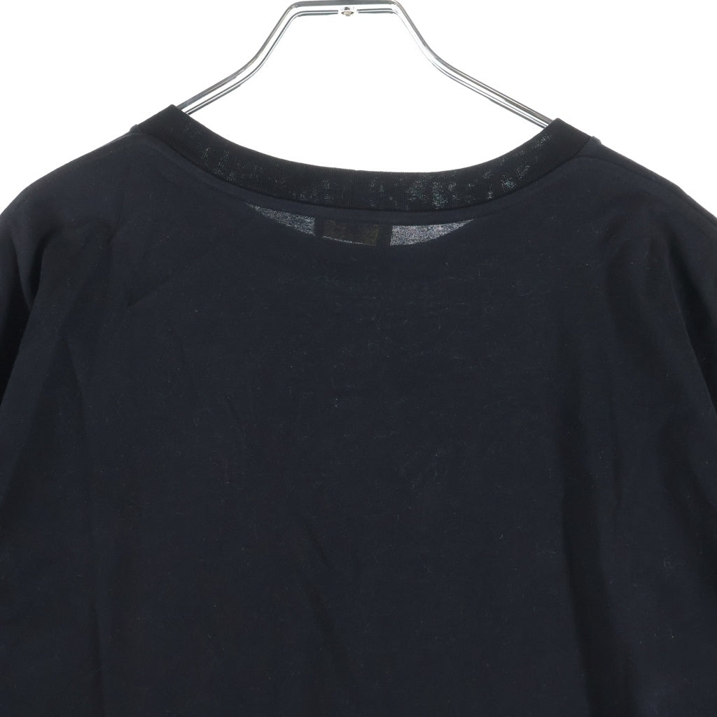 CELINE(セリーヌ) 23SS ラインストーンロゴプリント半袖Tシャツ 2X49F671Q ブラック