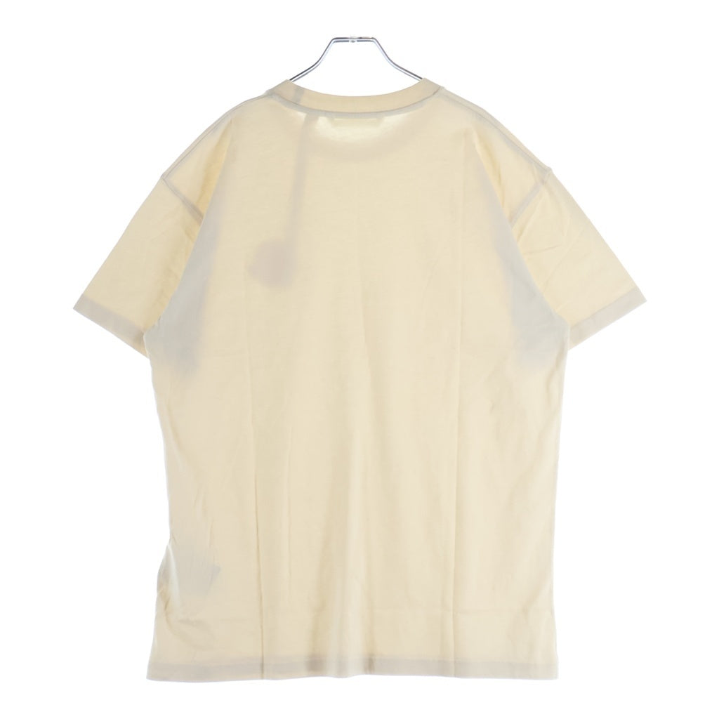 MONCLER(モンクレール) GENIUS ジーニアス ロゴワッペン 半袖Tシャツカットソー ベージュ