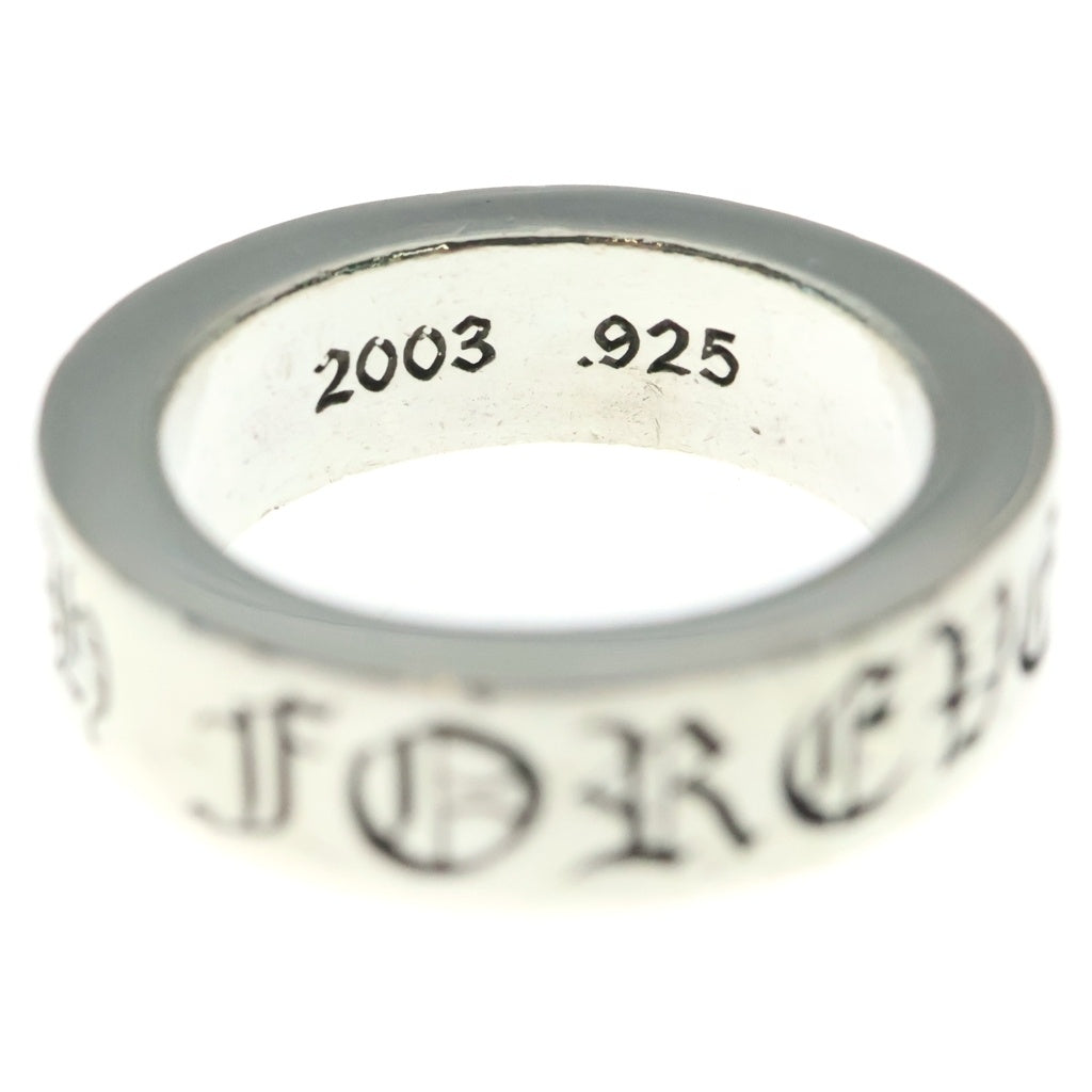 CHROME HEARTS(クロムハーツ) 6mm SPACER FOREVER 6mmスペーサーリング フォーエバーシルバーBCA337