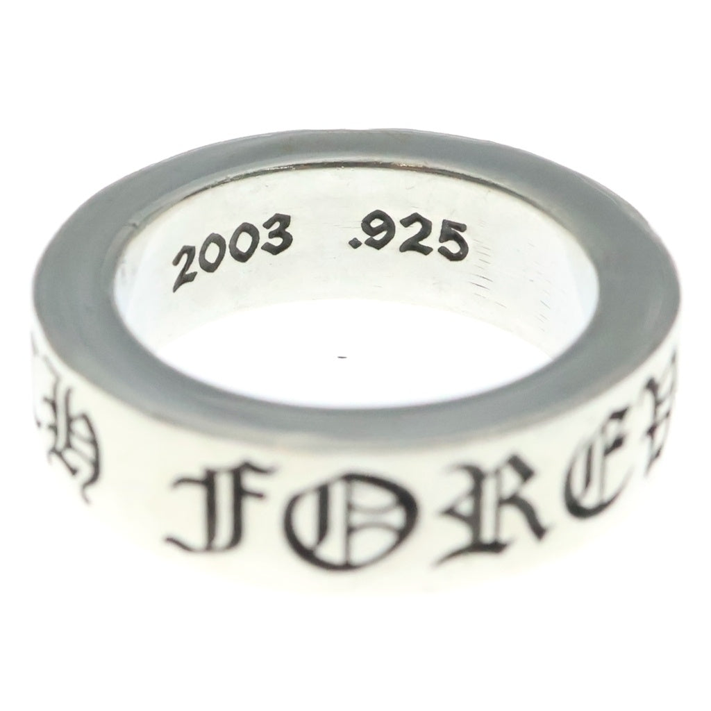 CHROME HEARTS(クロムハーツ) 6mm SPACER FOREVER 6mmスペーサーリング フォーエバーシルバーBCA337