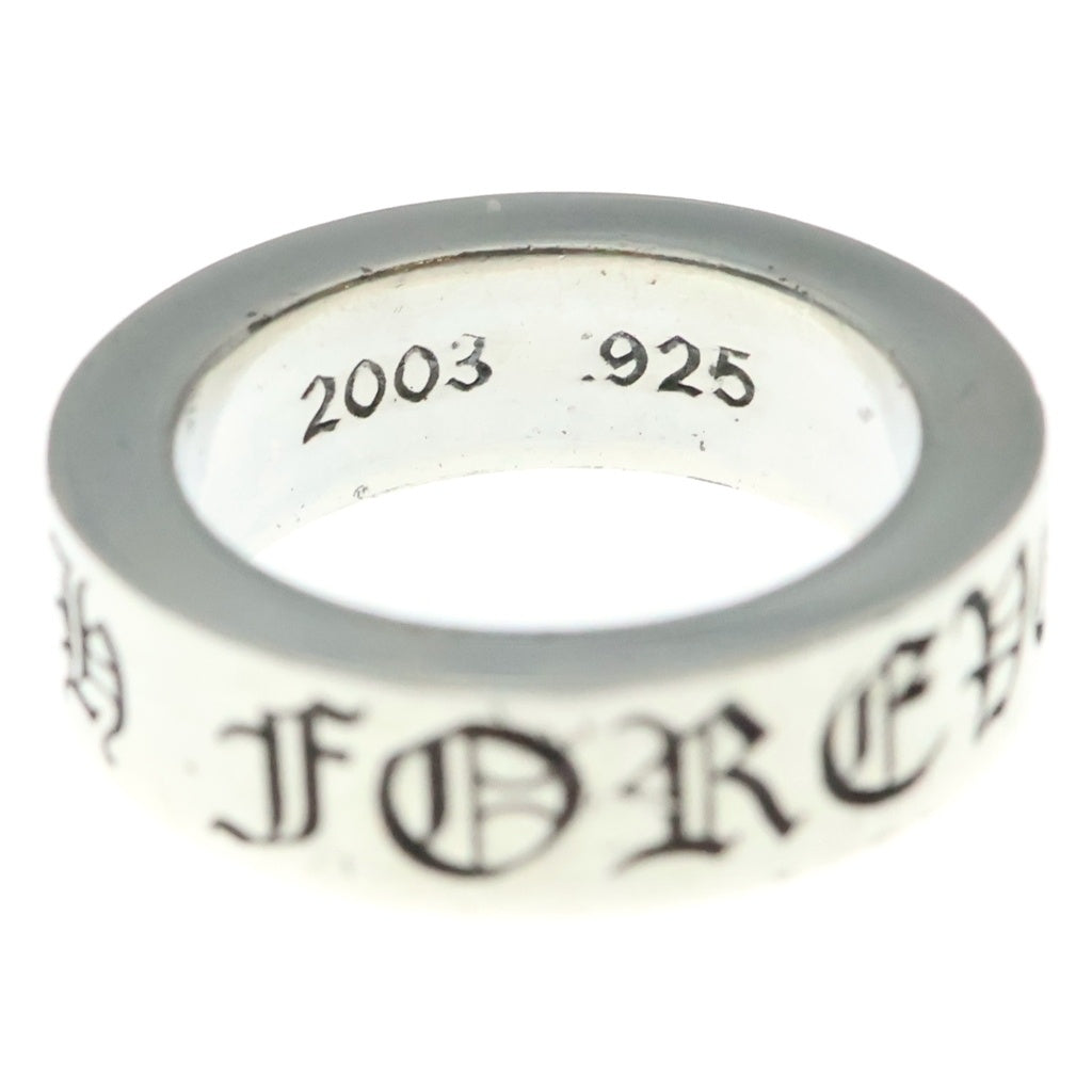 CHROME HEARTS(クロムハーツ) 6mm SPACER FOREVER 6mmスペーサーリング フォーエバーシルバーBCA337