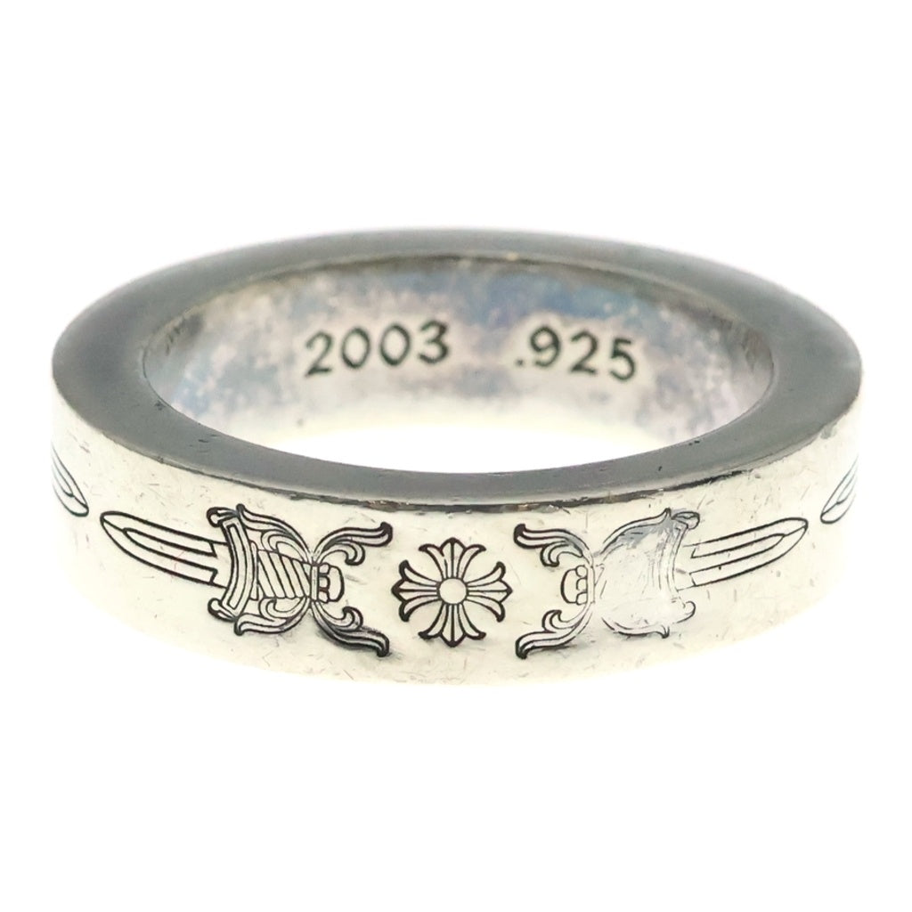 CHROME HEARTS(クロムハーツ) 6mm SPACER DAGGER 6mmスペーサーリング ダガー シルバーBCA335