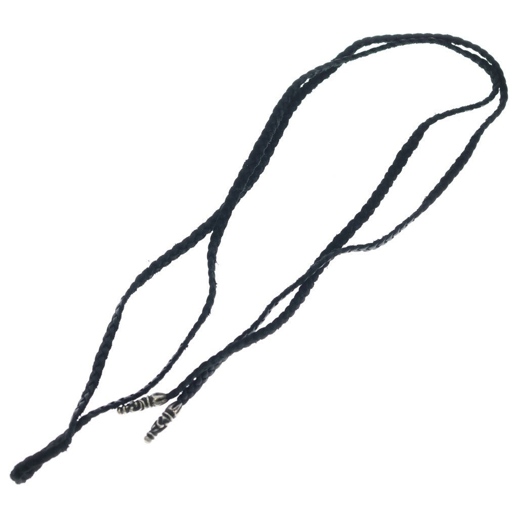 CHROME HEARTS(クロムハーツ) LEATHER BRAID SCROLL ネックレス レザー