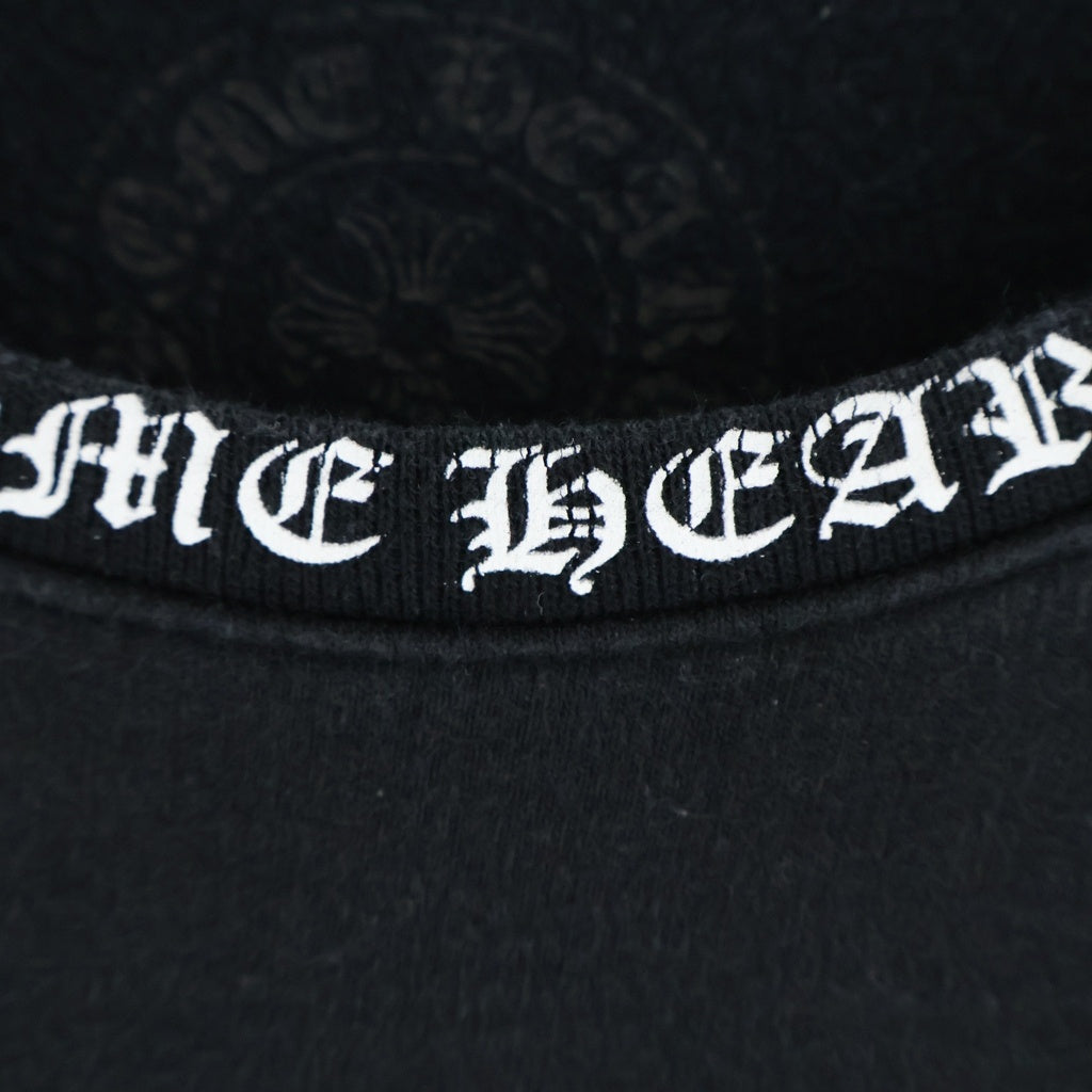 CHROME HEARTS(クロムハーツ) Neck Logo CH Arm Sweatshirts ネックロゴ CHアームプリントスウェットトレーナー ブラック