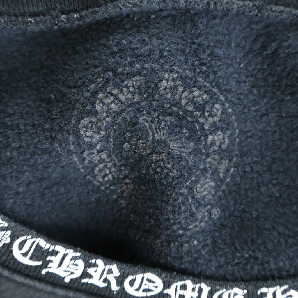 CHROME HEARTS(クロムハーツ) Neck Logo CH Arm Sweatshirts ネックロゴ CHアームプリントスウェットトレーナー ブラック