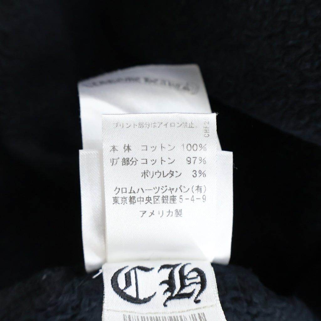 CHROME HEARTS(クロムハーツ) Neck Logo CH Arm Sweatshirts ネックロゴ CHアームプリントスウェットトレーナー ブラック