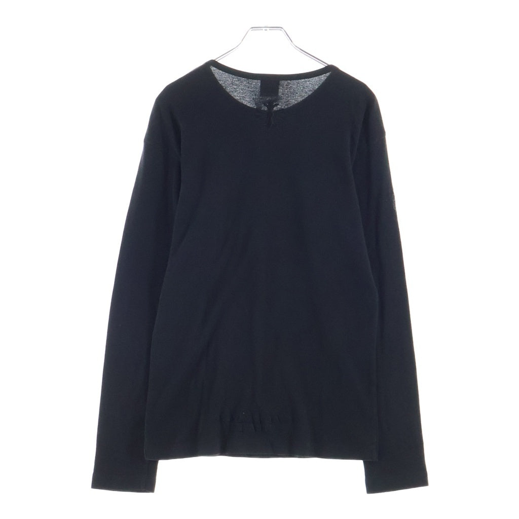 CHROME HEARTS(クロムハーツ) BACK CH PLS VINE DAGGER FUCK YOU L/S TEE バックCHプラス ヴァインダガー刺繍 ファックユー 長袖Tシャツ ブラック