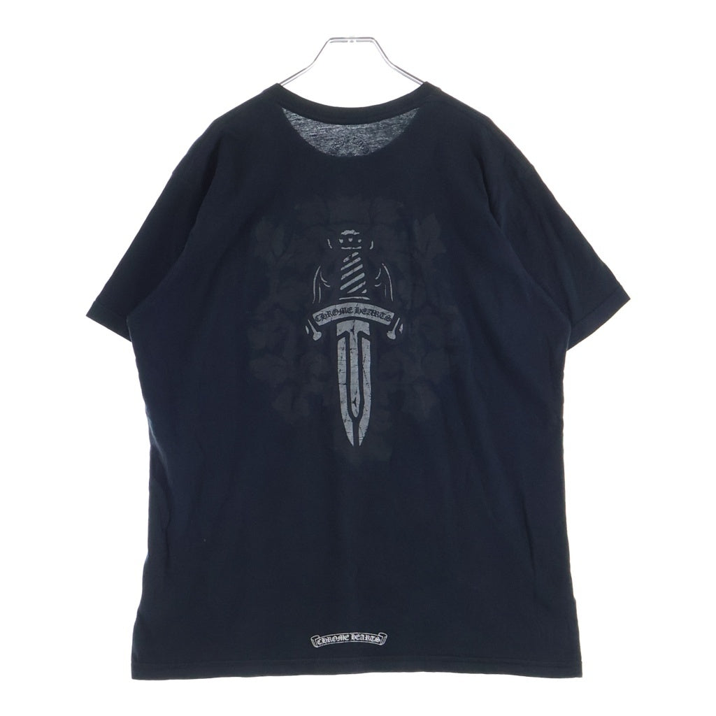 CHROME HEARTS(クロムハーツ) Vine Dagger S/S Tee ヴァインダガープリント半袖Tシャツ カットソー ブラック