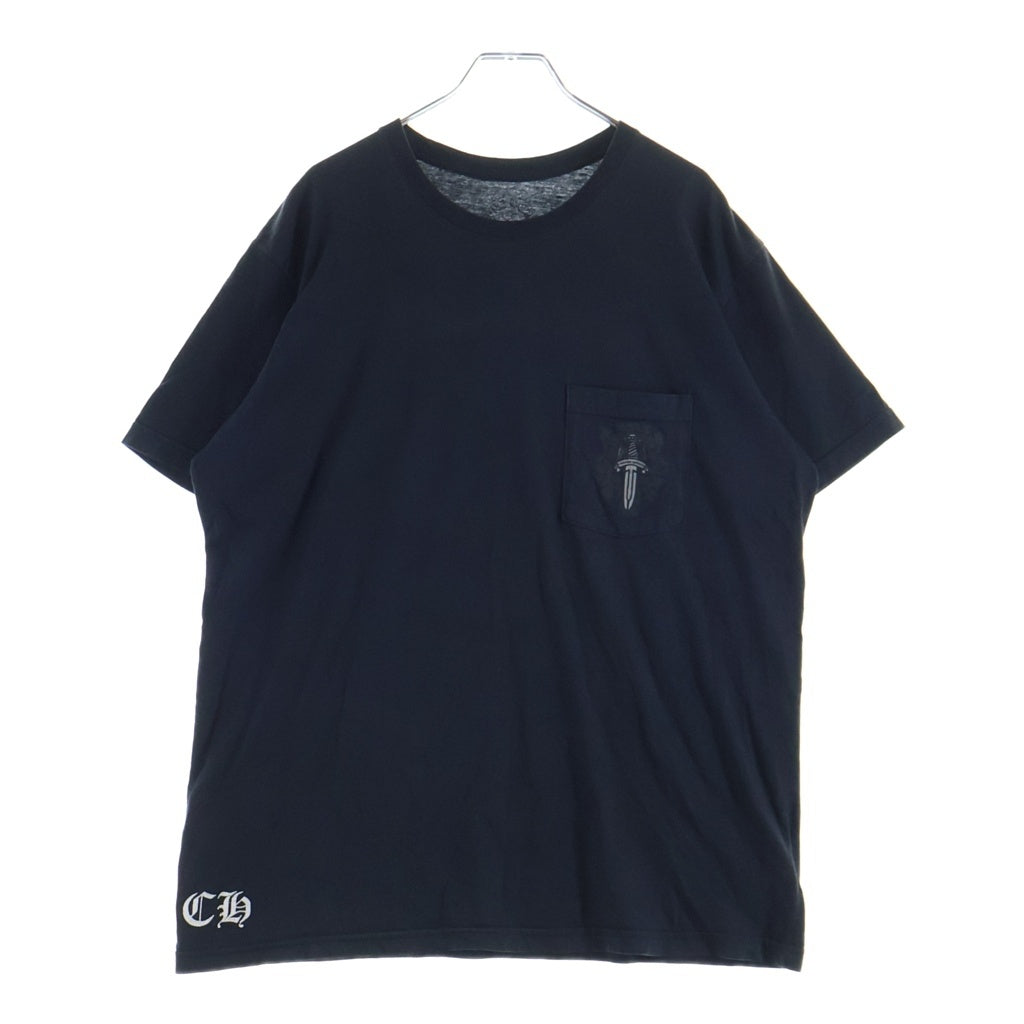 CHROME HEARTS(クロムハーツ) Vine Dagger S/S Tee ヴァインダガープリント半袖Tシャツ カットソー ブラック