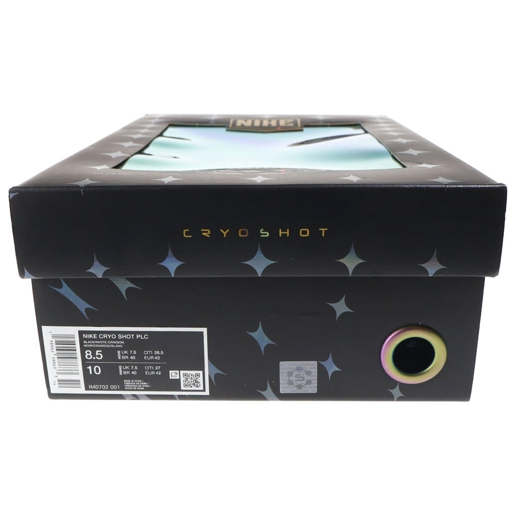 NIKE(ナイキ) ×PALACE SKATEBOARDS CRYOSHOT AIR SPEED パレス スケートボード クライオショット エアスピード M ローカットスニーカー US8.5/26.5cm ブラック/レッド IM0702-001