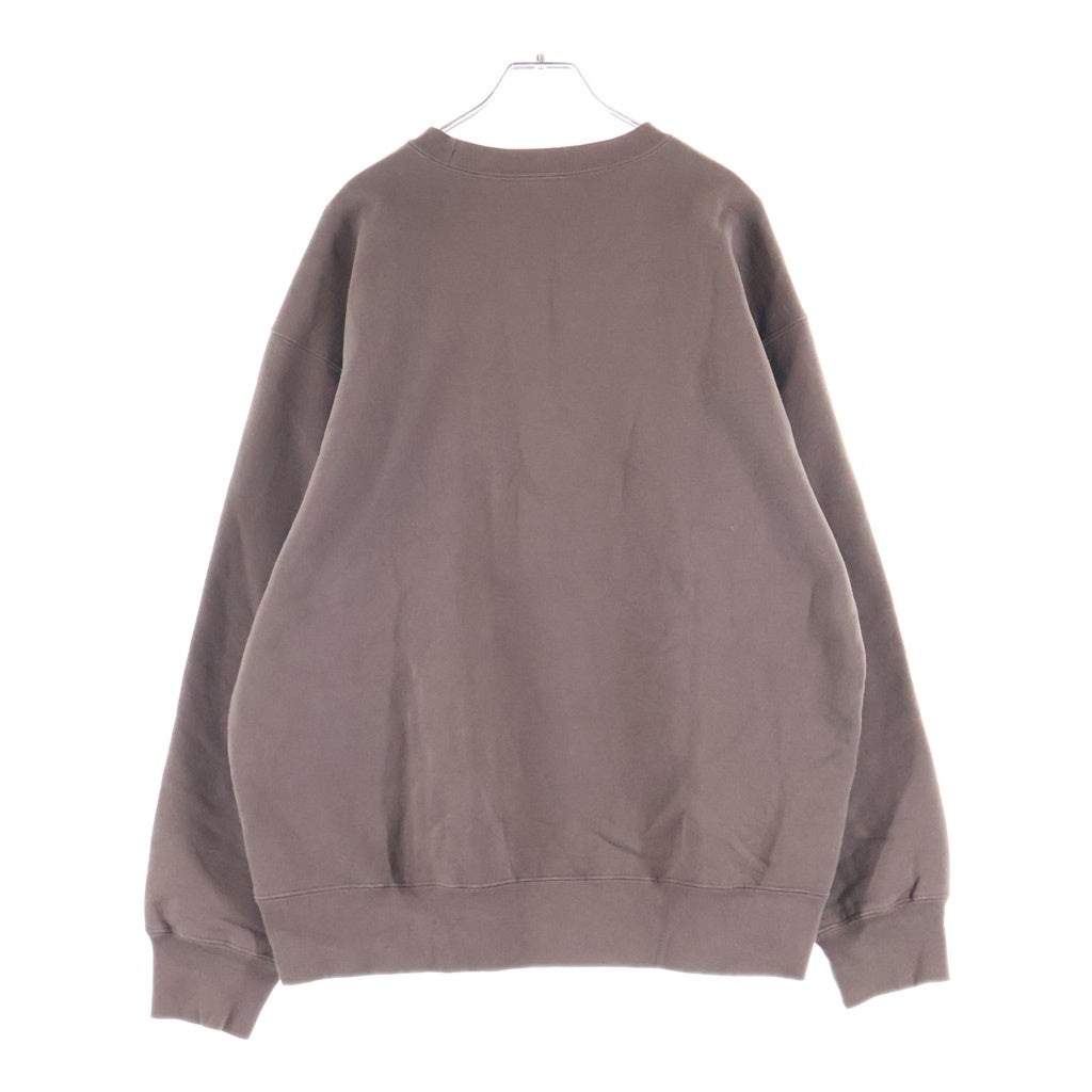 SUPREME(シュプリーム) 22AW Box Logo Crewneck ボックスロゴ クルーネック長袖スウェットトレーナー ブラウン/レッド