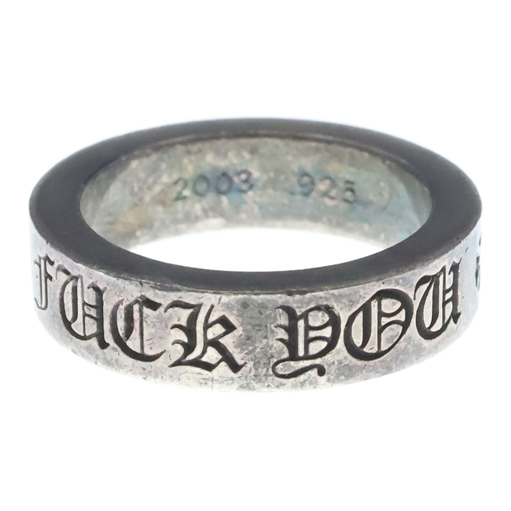 CHROME HEARTS(クロムハーツ) 6mm SPACER FUCK YOU 6mmスペーサーリング ファックユー シルバーBCA336