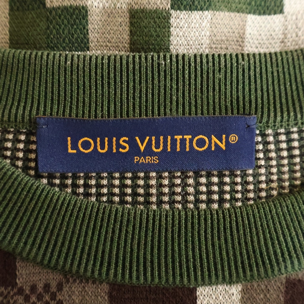 LOUIS VUITTON(ルイヴィトン) 24SS ダモフラージュクルーネックニット RM241 AUR HQN72W カモ柄