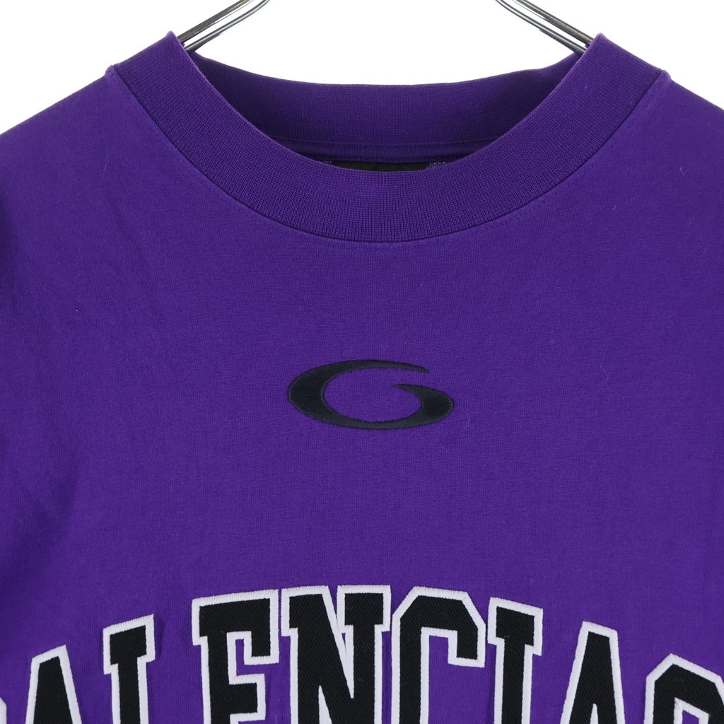 BALENCIAGA(バレンシアガ) 24AW Basketball Series オーバーサイズ クルーネック半袖Tシャツ パープル 787349TRVW95160