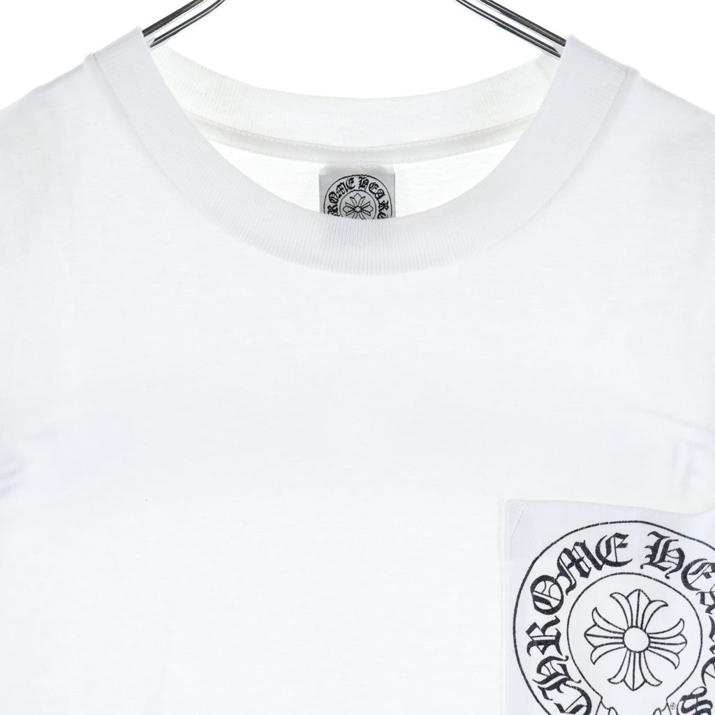 CHROME HEARTS(クロムハーツ) OLD CH T-SHRT オールド ホースシュー スタープリント 半袖Tシャツカットソー ホワイト