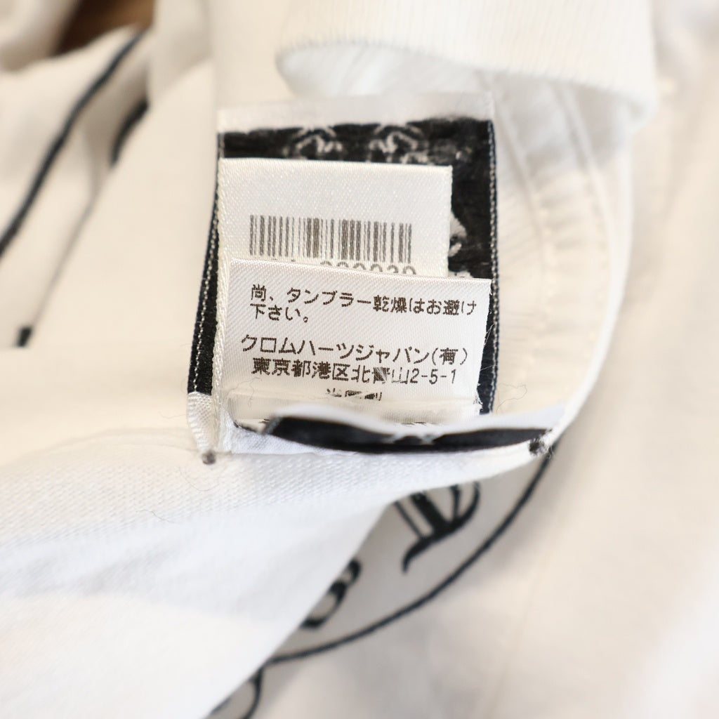 CHROME HEARTS(クロムハーツ) OLD CH T-SHRT オールド ホースシュー スタープリント 半袖Tシャツカットソー ホワイト