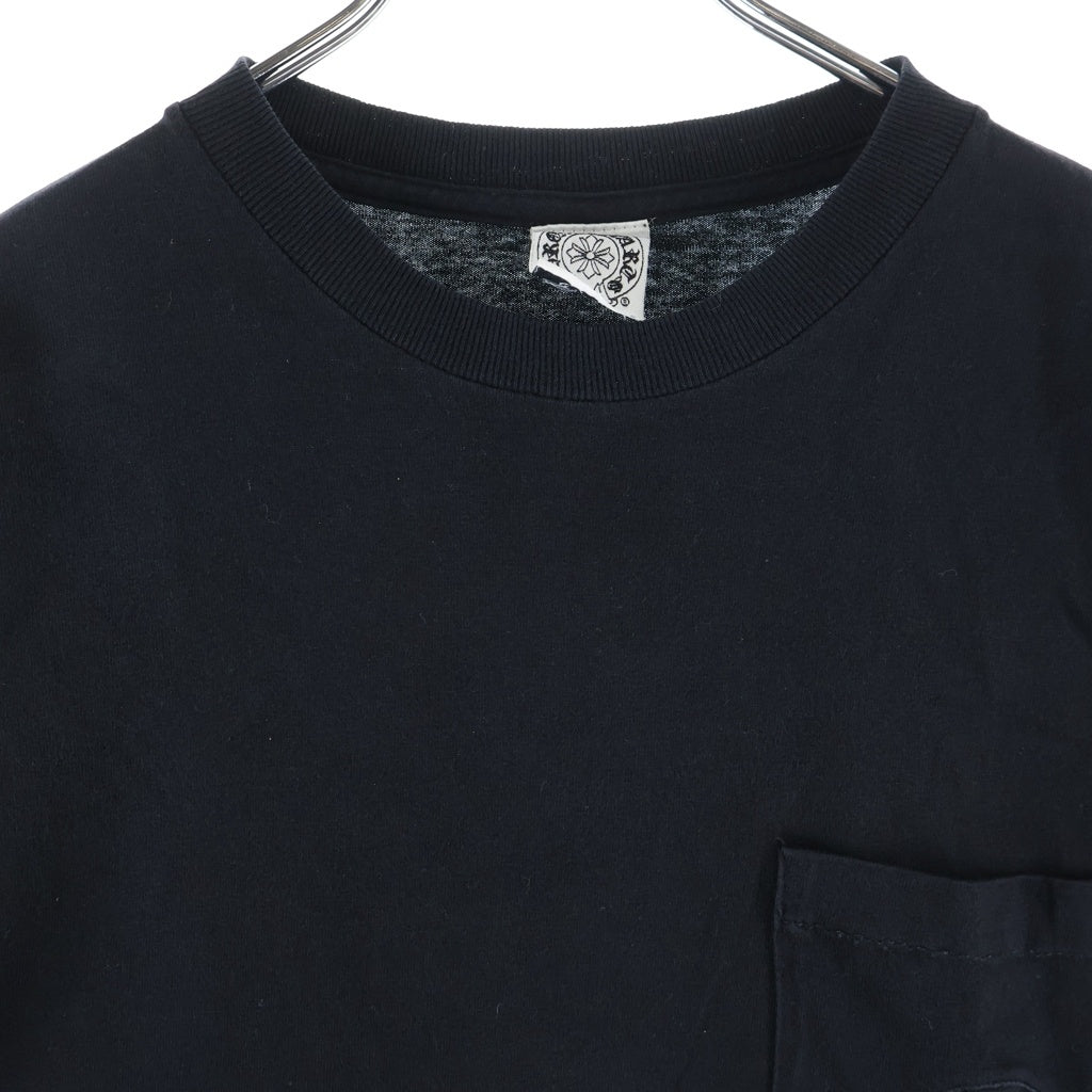 CHROME HEARTS(クロムハーツ) OLD オールド ホースシュー CHプラス 刺繍 長袖Tシャツカットソー ブラック