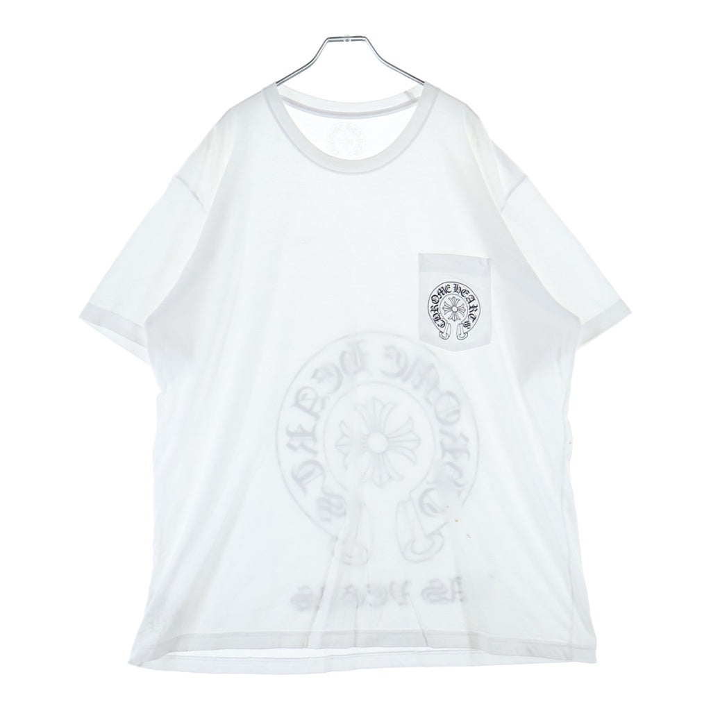 CHROME HEARTS(クロムハーツ) LAS VEGAS S/S TEE ラスベガス限定 ホースシューバックプリント半袖Tシャツ ホワイト