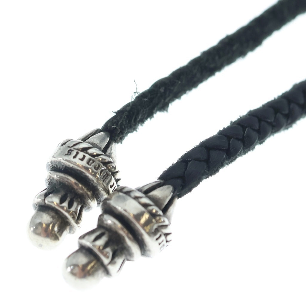 CHROME HEARTS(クロムハーツ) CH CRS SMLスモールCHクロス BC ボロチップブレイド ネックレス シルバー BCA220