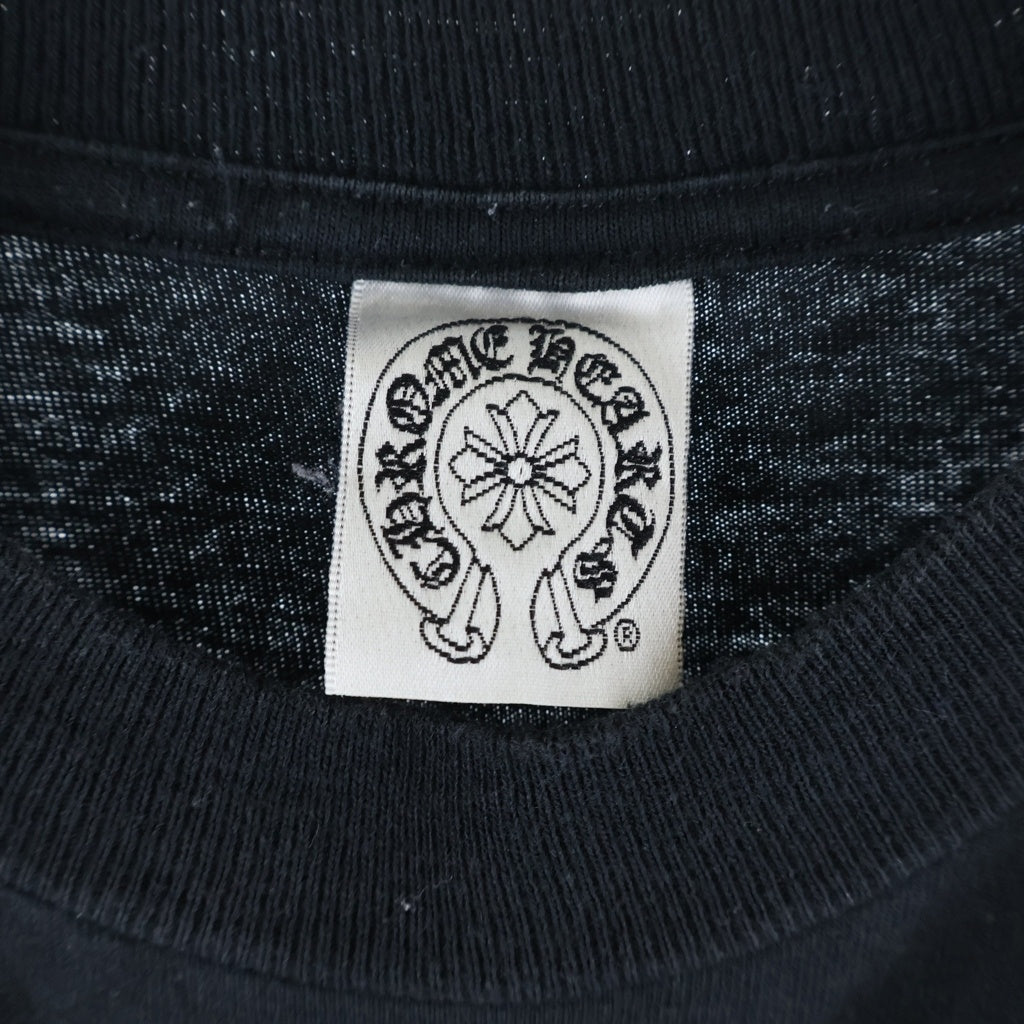 CHROME HEARTS(クロムハーツ) OLD NEW YORK SCROLL LABEL FUCK YOU S/S TEE オールド ニューヨーク スクロールラベル ファックユープリント半袖Tシャツ ブラック