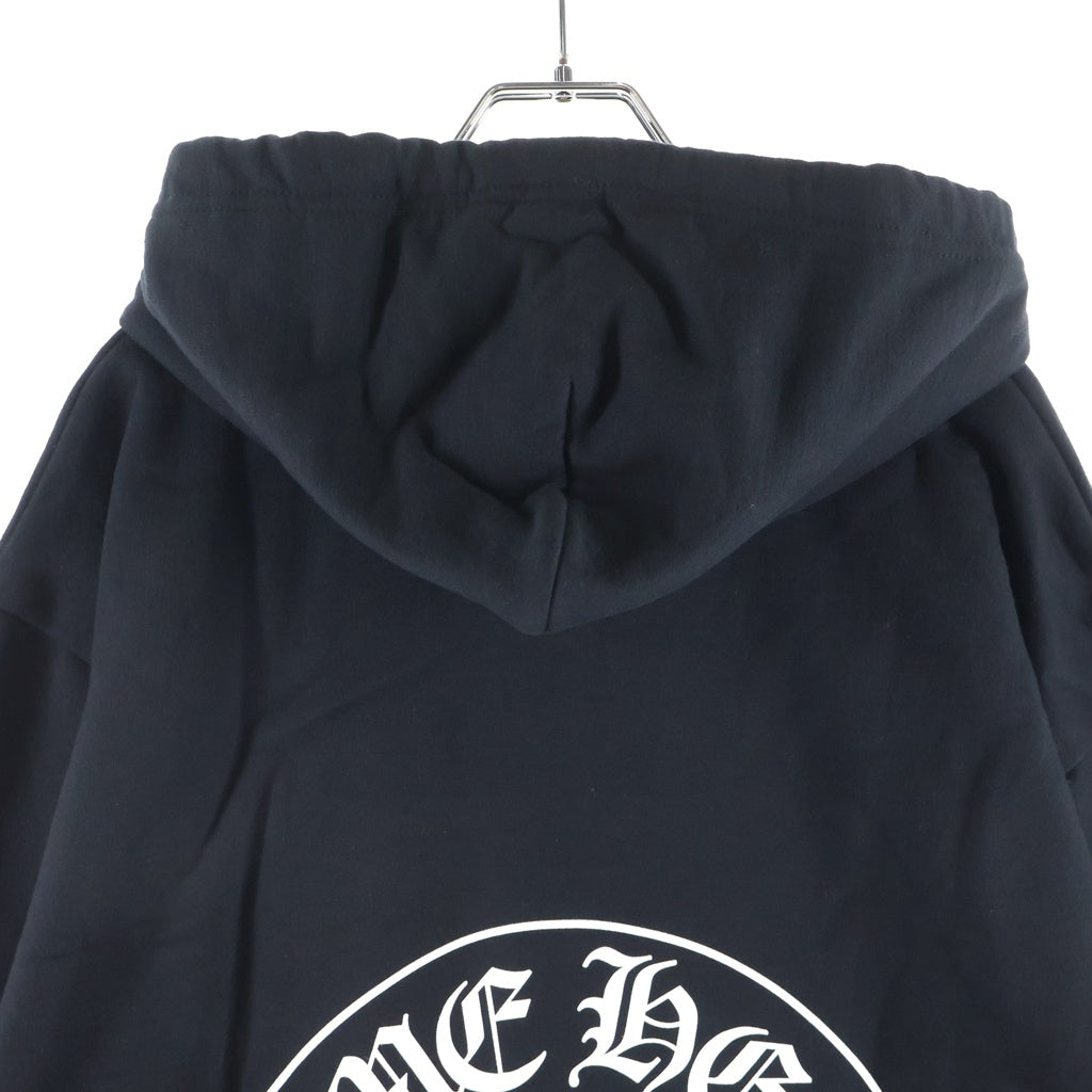 CHROME HEARTS(クロムハーツ) SWTSHRT PLVR OSAKA 大阪限定バックホースシュープリントプルオーバーパーカー スウェットフーディー ブラック